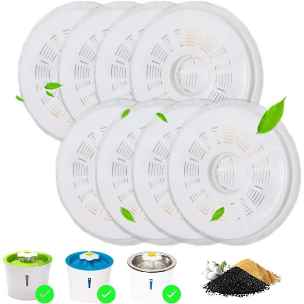 Kattvattenfontänfilter, Catit Triple Effect 8-pack filterkompatibelt
