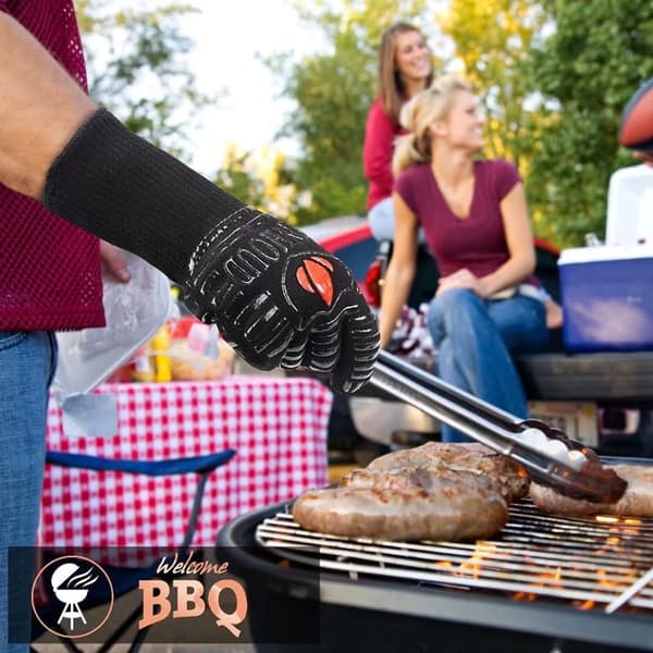 Grillhandsker - Varmebestandige handsker 220 2-Pack
