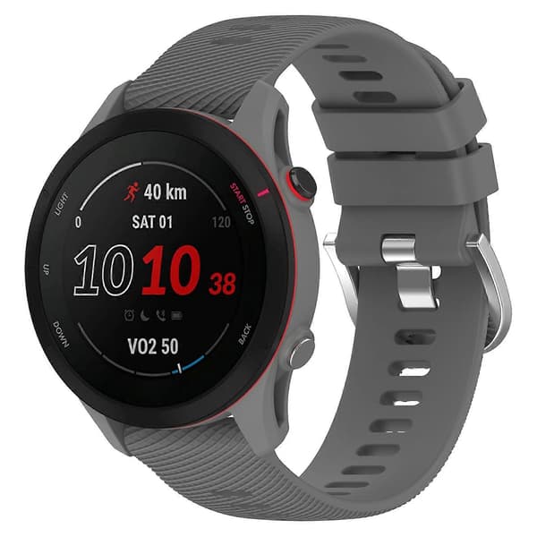 Silikoninen kellon ranneke Garmin Forerunner255S-linglingille} Dark Gray