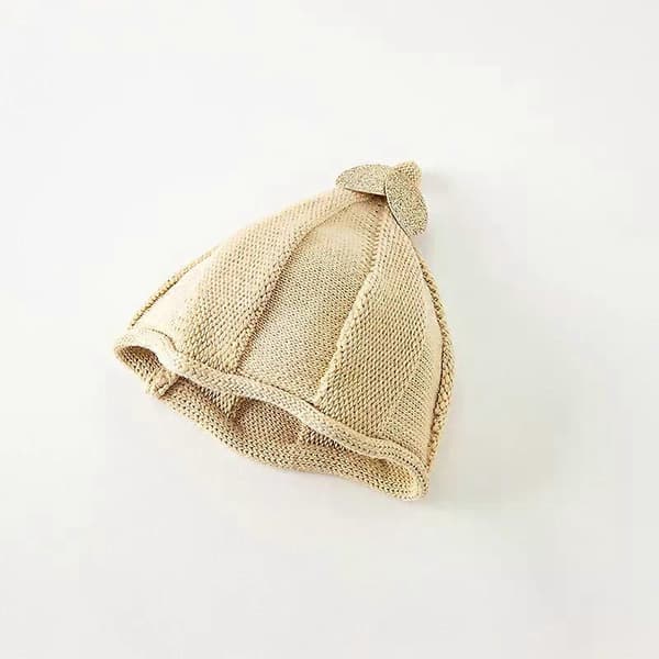 Dave Bella Børnehatte Piger Efterår Vinter Udendørs Strikket Pullover Hat Charme Sød Mode Casual DB4237712-lingling} khaki 52CM