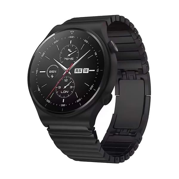 Bestselger 22mm Stål Klokkereim Black