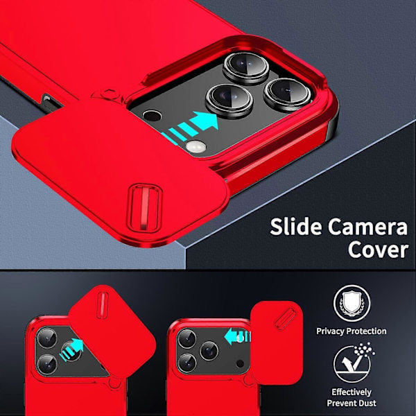 TPU + PC Telefonfodral - lingling} Red iPhone 17 Pro