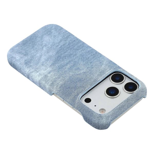 Kompatibel med iPhone 17 Pro Max Magnetisk Deksel Denim Stofftekstur Lær + PC Støtsikkert Telefondeksel-lingling} Multicolor Grey Blue