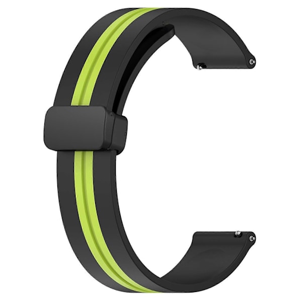 Silikone Urrem Til Garmin Venu-lingling} Black Lime Green
