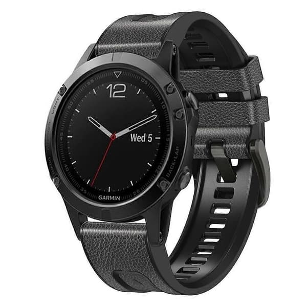 Bästsäljande Silikonläder Klockarmband Kompatibelt med Garmin Fenix 7