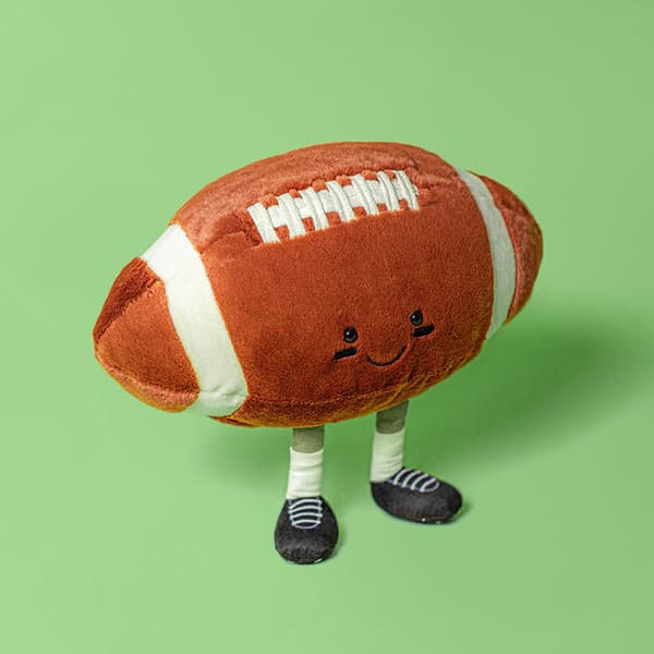 28 cm Amuseables amerikansk fodbold plyslegetøj