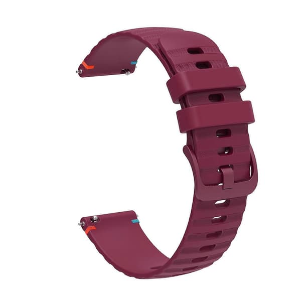 Bestseller Silikonerem Kompatibel med Samsung Galaxy Watch Active 2 Wine red