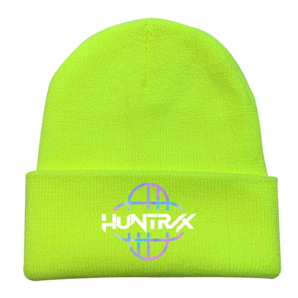 KPOP Devil Hunter Tema Stickad Mössa Lockig Mössa Tryckt Ullmössa Utomhus Vintermössa Vuxen Fluorescerande Gul-12 Fluorescent Yellow-12 One size