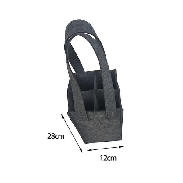 Pullopussit, ostoskassit, lahjapussit, juhlatuliaiset, ystävänpäivä, vuosipäivän pullonsuojukset dark gray and four