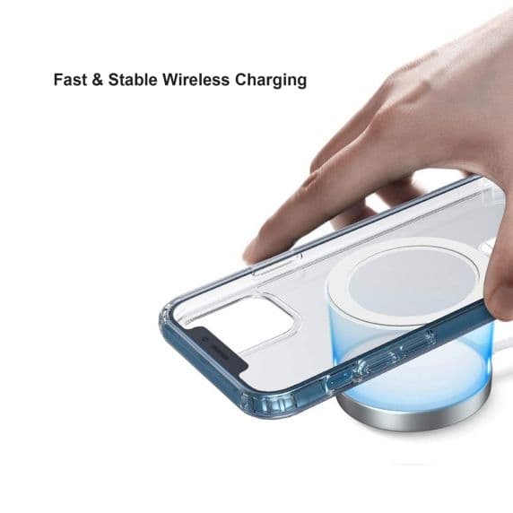 Kompatibel med iPhone 12 Mini, MagSafe Støtsikkert Deksel - Transparent