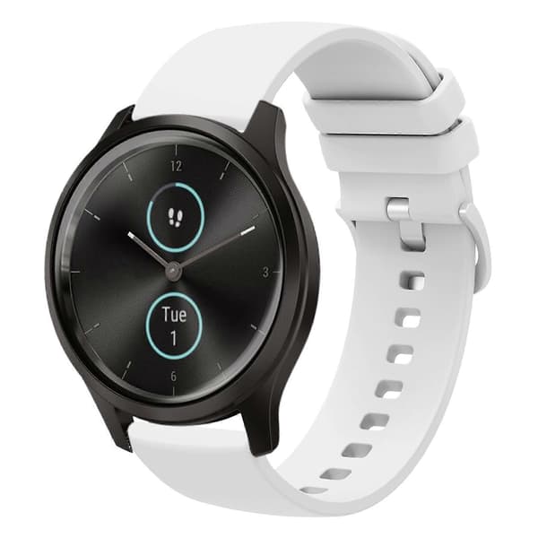 Silikone Urrem Til Garmin VivoMove Style-lingling} White