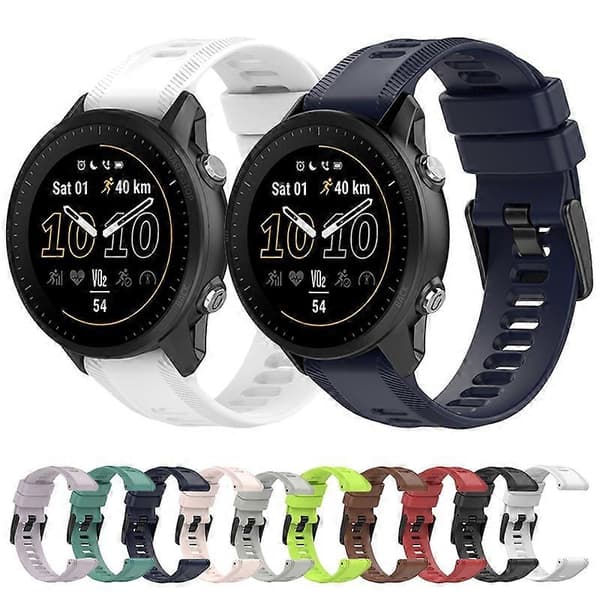 Silikoninen kellon ranneke Garmin Approach S60 -kelloon-lingling} Lime Color