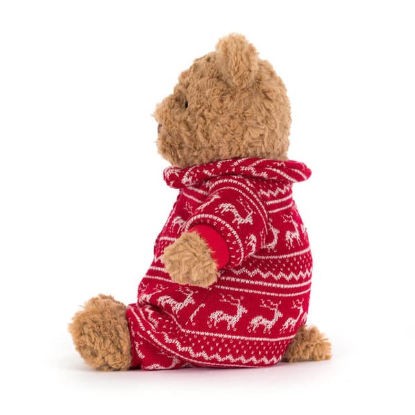 Bartholomew Bjørn Vinter Pyjamas Plyslegetøj 26cm