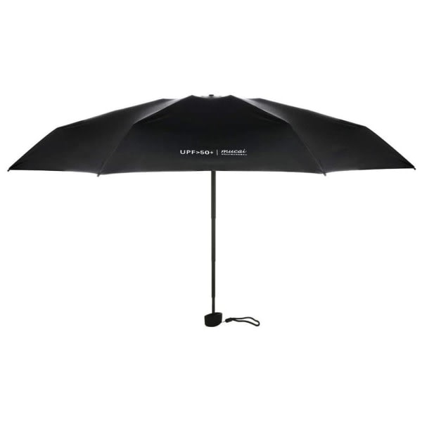 Hopfällbart Paraply med UV-skydd Svart