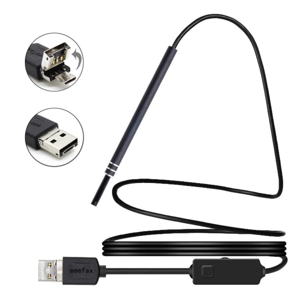 Heta 2025 TG Endoskop med USB Svart