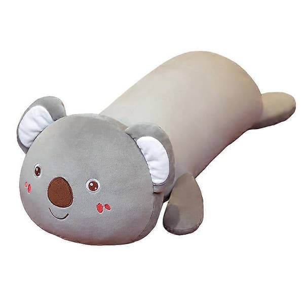 Koala docka gosedjur flickor sovande ben ben kudde stor docka tygdocka lång kudde-lingling} Gray 100CM