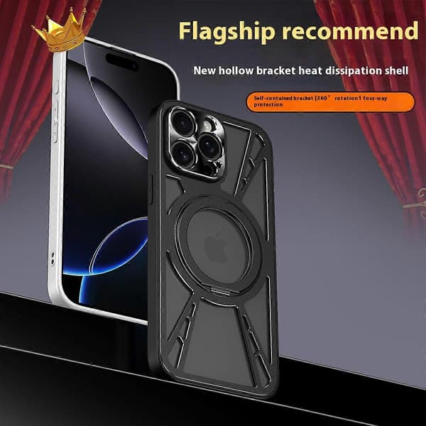 Kompatibel med iPhone 15 Pro telefondeksel - lingling} Multicolor Black