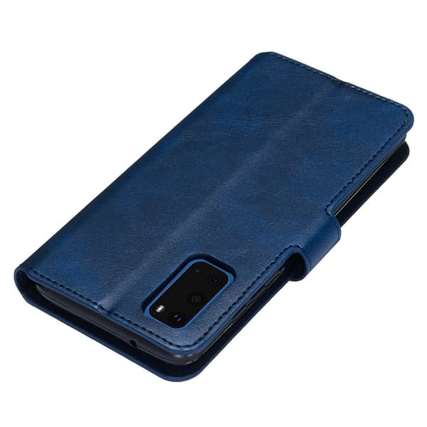 Kompatibel med Samsung Galaxy S20 - Plånboksfodral - Mörkblå DarkBlue Mörk Blå