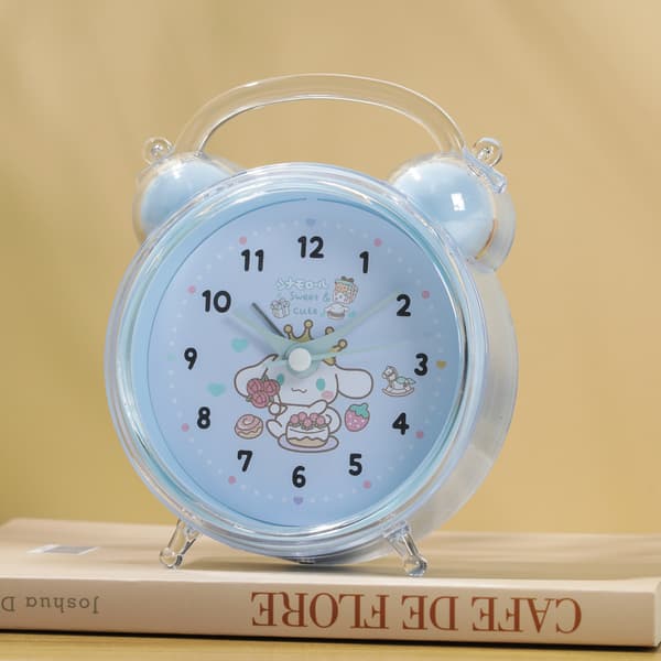 Cinnamoroll-tema tecknad mekanisk väckarklocka