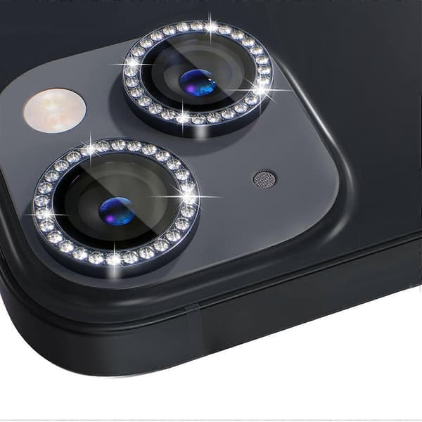 Kompatibel med iPhone 15 Kameralinsskydd-lingling} Multicolor Graphite