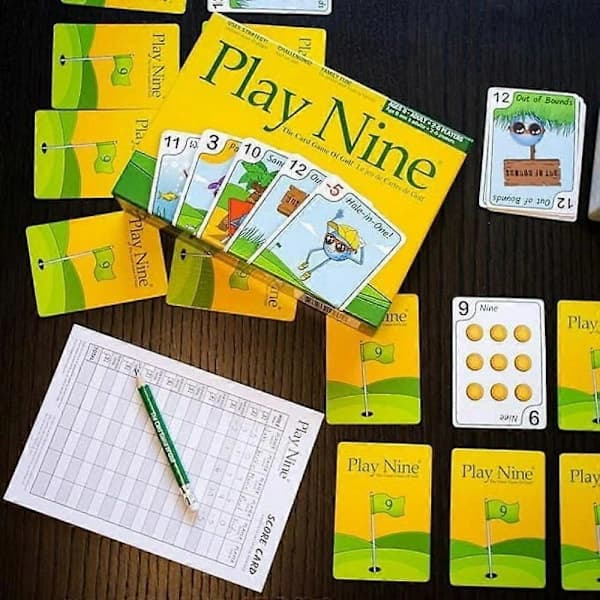 Play Nine - Golfkortspil - Engelsk version