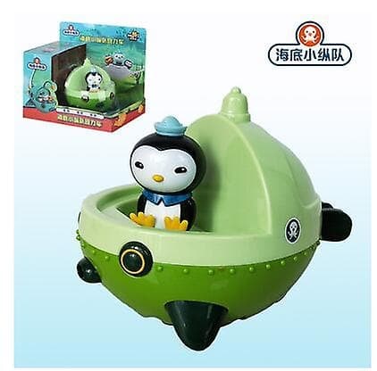 Octonauts pullback-bil/båtmodell, sjöjungfru-grodläsk, anime-actionfigurleksak, födelsedagspresent till barn