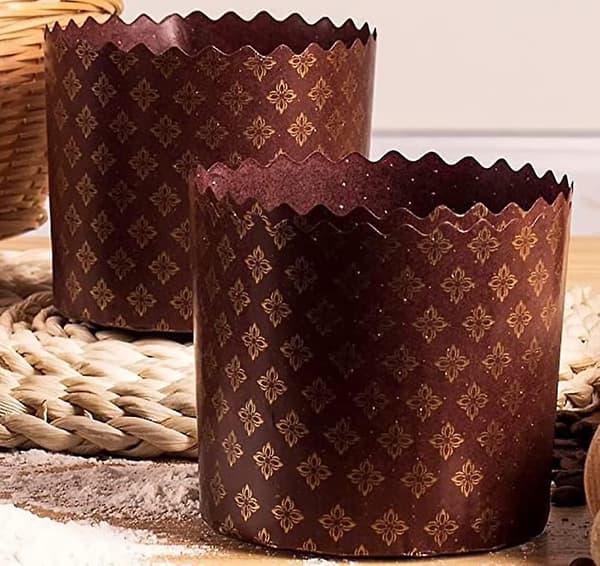 Brun Panettone form, 25 stk.