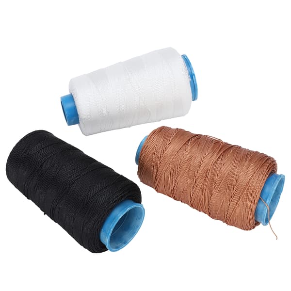 3-pack nylon draktråd sömnad läder jeans stickning hår broderiverktyg