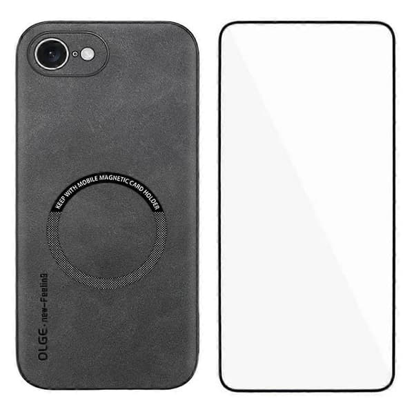 Kompatibel med iPhone 16e telefondeksel - lingling} Multicolor Grey
