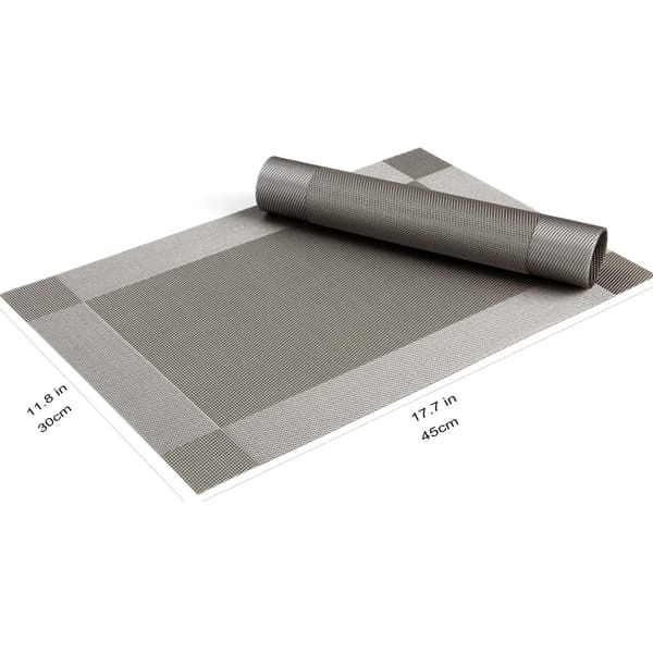 Brikker, 6-pakning, vaskbare, flekkbestandige. grey