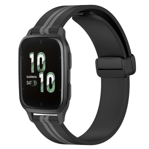Silikone Urrem Til Garmin Forerunner Sq2-lingling} Black Grey