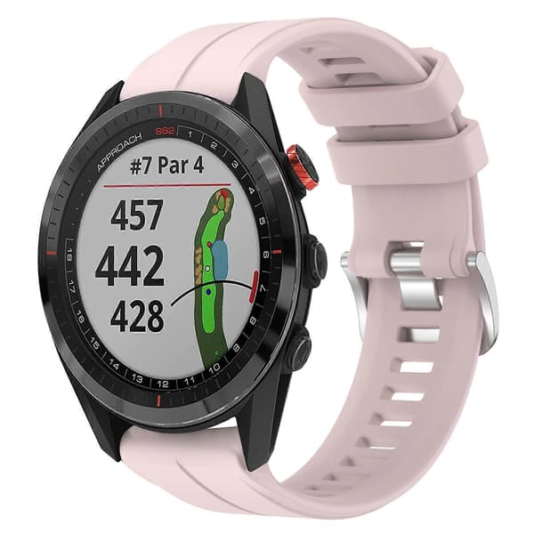 Silikone Urrem Til Garmin Approach S62-lingling} Light Pink