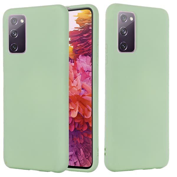 Kompatibel med Samsung Galaxy S20 FE grønt silikonecover