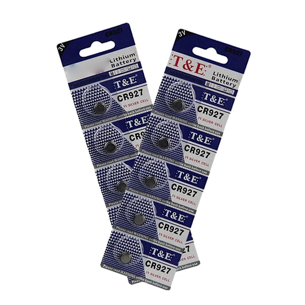 Uudet 2025 5kpl/10kpl Cr927 nappiparistot 3V litiumparistot Cr 927 kelloihin laskimiin ja kauko-ohjattaviin auton avaimiin [DB] 10 pieces