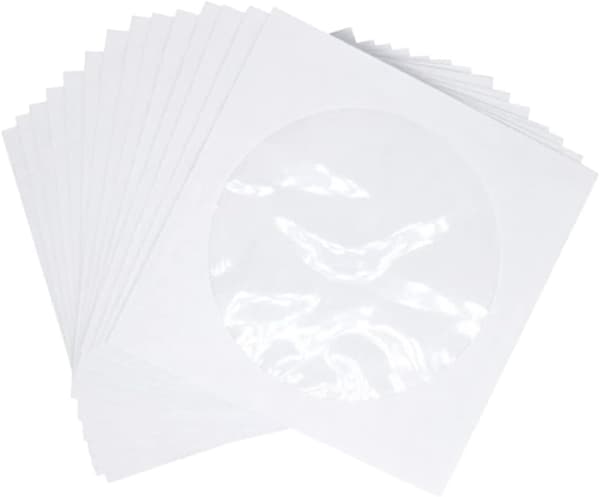100-pack CD-fodral, transparenta CD-förvaringslådor, CD-förvaringspåsar, CD-plånböcker, CD-hållare