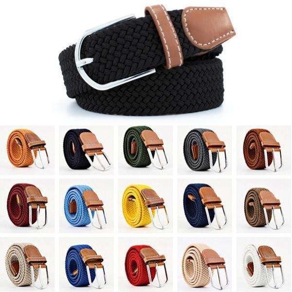 Ny produktkampanj! Högkvalitativt bälte i canvas - W26-W36 - Välj färg - Relax bälte - Elastisk Orang Orang Orange one size