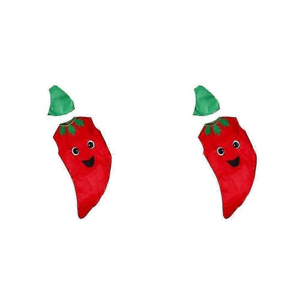 1/2/3 Barne Chilli Kostyme for Gutter og Jenter til Barnas Dag, Karneval, Frukt\"-lingling} 2PCS Kid Chilli