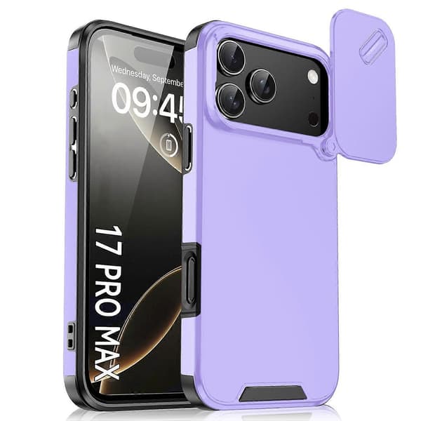 TPU + PC Telefondeksel Kompatibelt med iPhone 17 Pro-lingling} Purple iPhone 17 Pro Max
