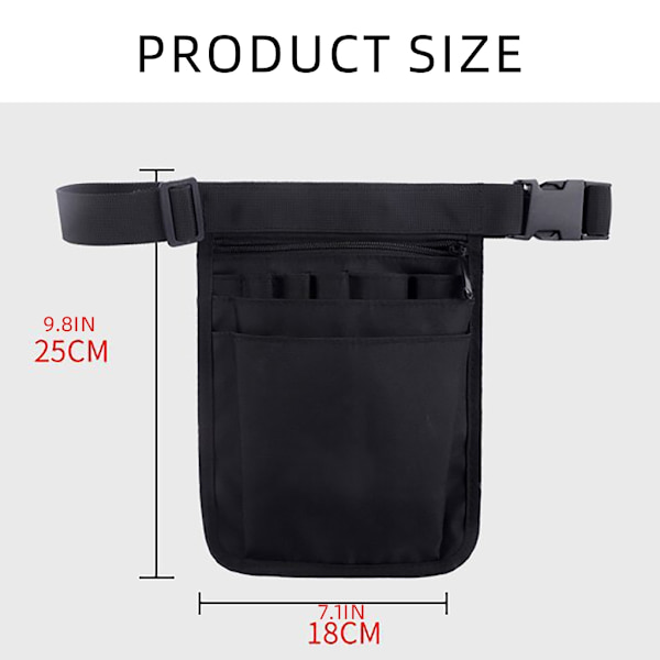 Storage Bag for Tool Belt and Scissors with Adjustable Shoulder Strap, Large Capacity Storage Bag