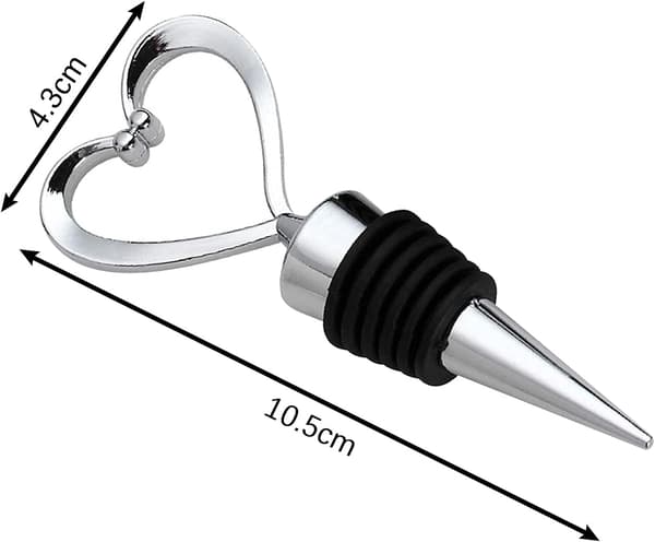 6-pakning med vinflaskepropper, sinklegering, egnet for vinsamlere.