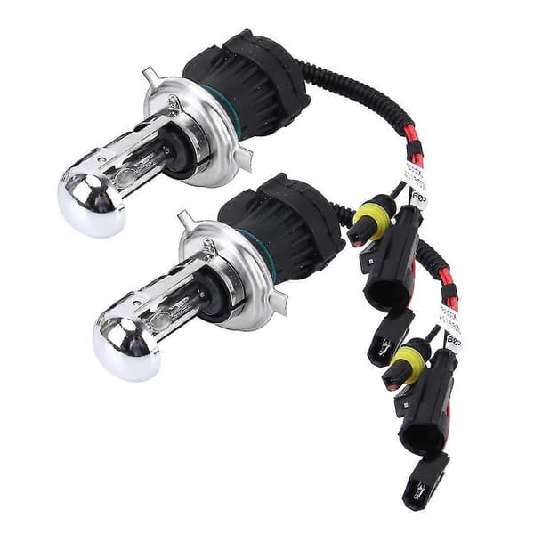 H4 55W 6000K Xenon frontlyspærer 12V AC EU - 2-pakning
