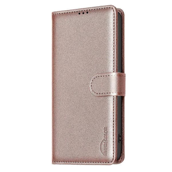 Litchi Tekstur RFID PU Veske-lingling} Gold iPhone 17 Pro