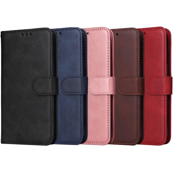 Hot 2025 Samsung A16 PU Læder Wallet Case - Flere Farver Black Svart