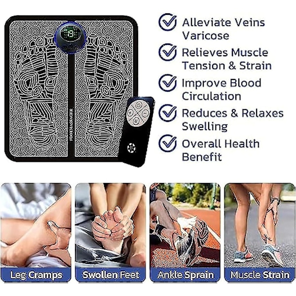 Hot 2025 Fodmassager til neuropati fødder, fuld kropsmassager til neuropati behandling, 8 tilstande 19 niveauer fodmassager til neuropati behandling Tw