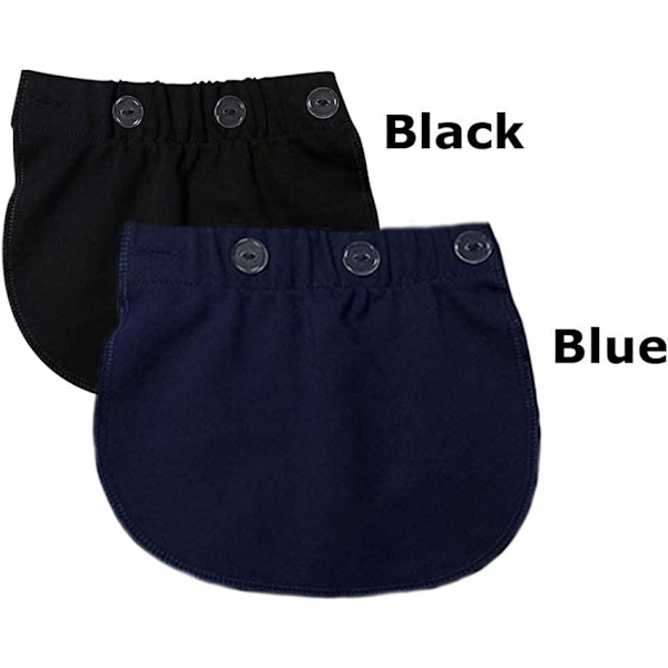 2-pack - 18*17cm graviditetsbyxförlängare, justerbart byxlängds graviditetsmidjebandsförlängare
