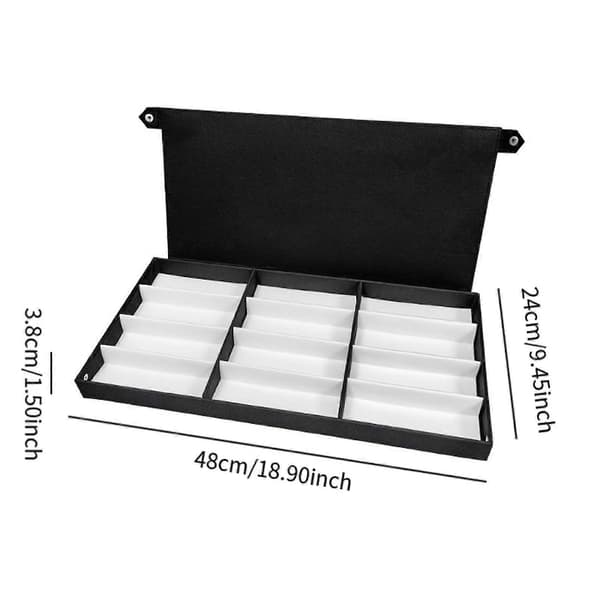 Brille Displayboks 12 Grid Mode Brilleetui til Bord Husstandsskab - lingling}