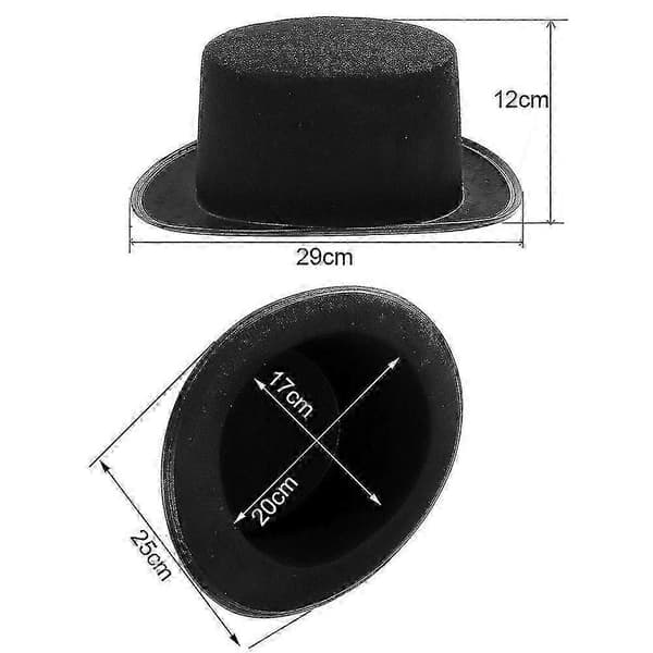 Steampunk Hatt Med Avtakbare Briller Punk Hatt Steampunk Hatt-lingling}