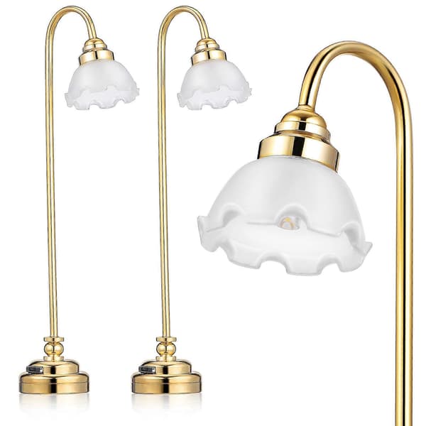 Mini Dukkehus Lamper, Mini Dukkehus Bordslamper, Dekorativt Dukkehus Tilbehør