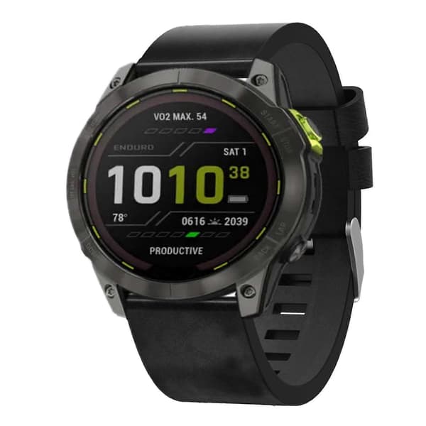 Läderarmband för Garmin Enduro 2-lingling} Black