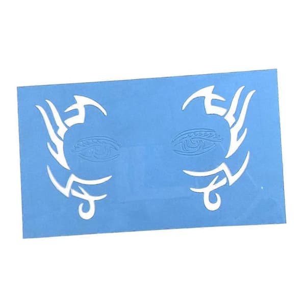 2-5-pack Återanvändbara Ansiktsmålningsschabloner Kroppsmålningsmall 4-lingling} 3 Pcs